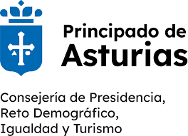 Logotipo de Principado de Asturias - Consejería de Presidencia, Reto Demográfico, Igualdad y Turismo
